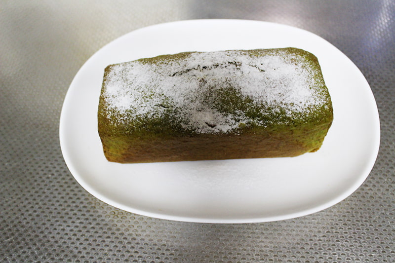 「アイスで抹茶パウンドケーキ」の作り方・完成