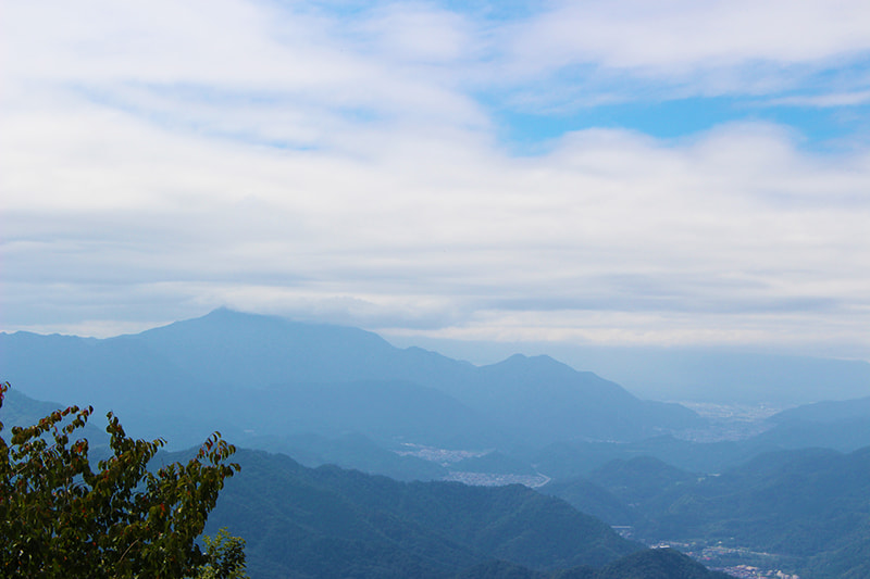 百蔵山　山頂からの景色