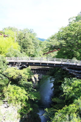猿橋と水道橋と赤い橋