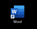 Microsoft Office Wordショートカットアイコン