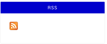 WordPress 実際、ブログにRSSボタンを設置した時の画面