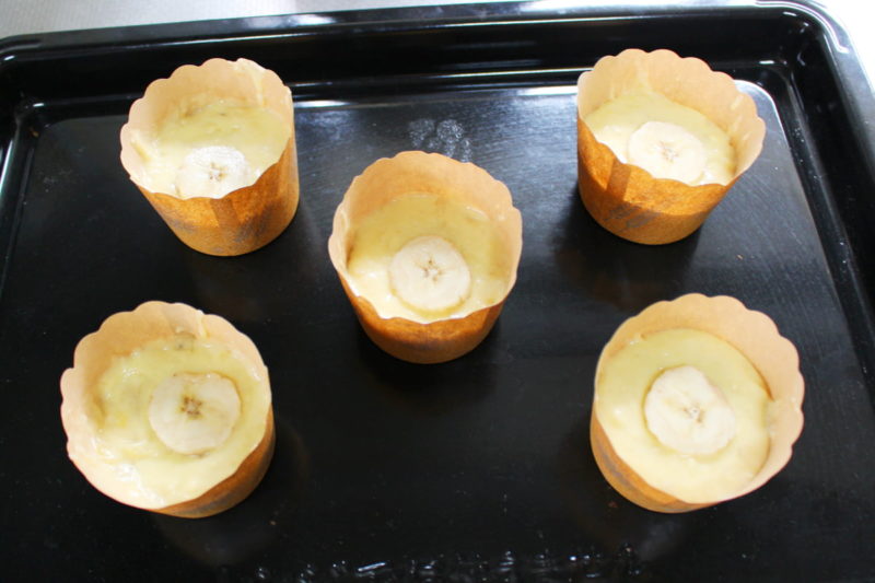 「ホットケーキミックスで簡単！バナナマフィン」の作り方5
