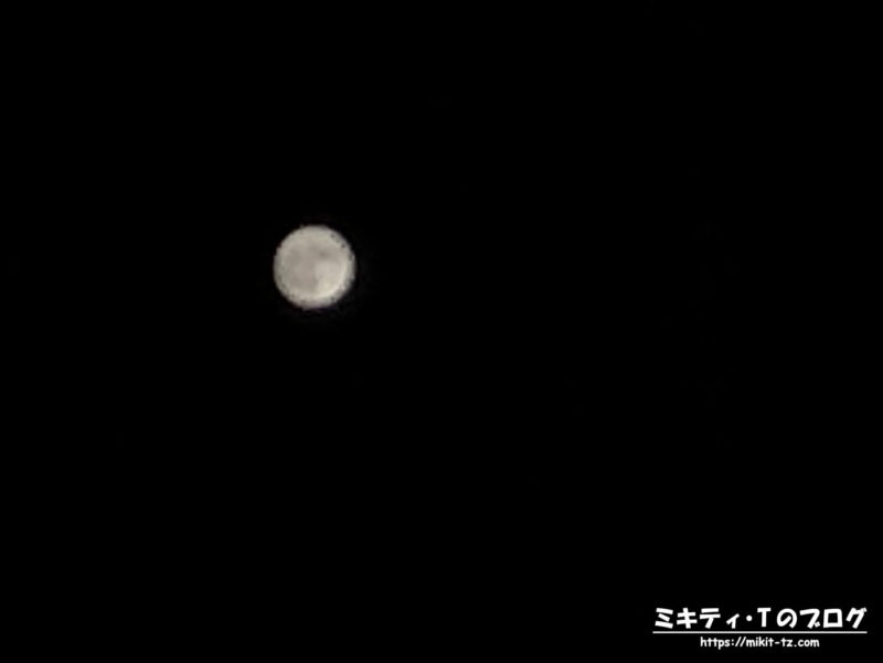 スマホで撮影した月の画像2
