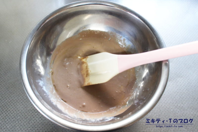 「アイスでチョコアーモンドマフィン」の作り方2