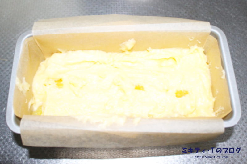 「パインのパウンドケーキ」の作り方5