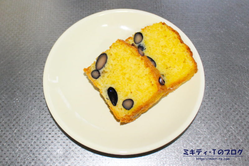 黒豆と柚子のパウンドケーキ