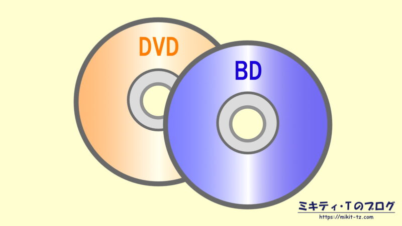 DVD・ブルーレイディスクのイラスト