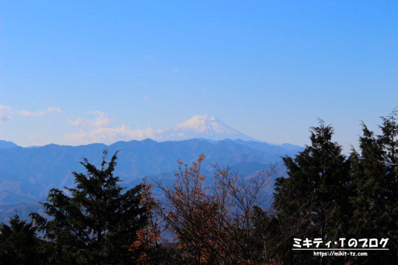 明王峠より富士山