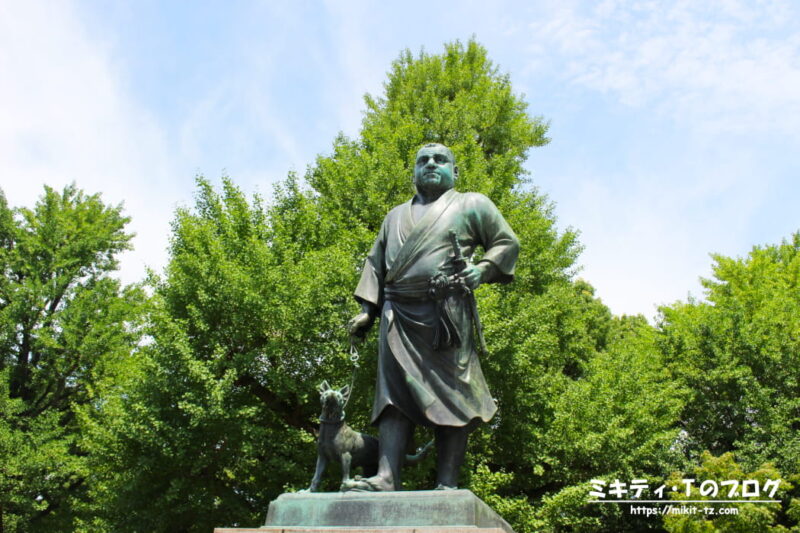 上野恩賜公園・西郷隆盛の銅像